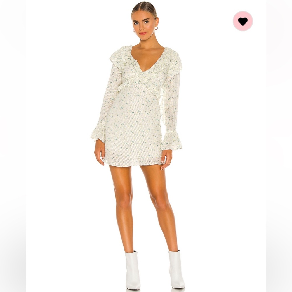 NWT - Free People Sweetest Thing Mini Dress in Ivory